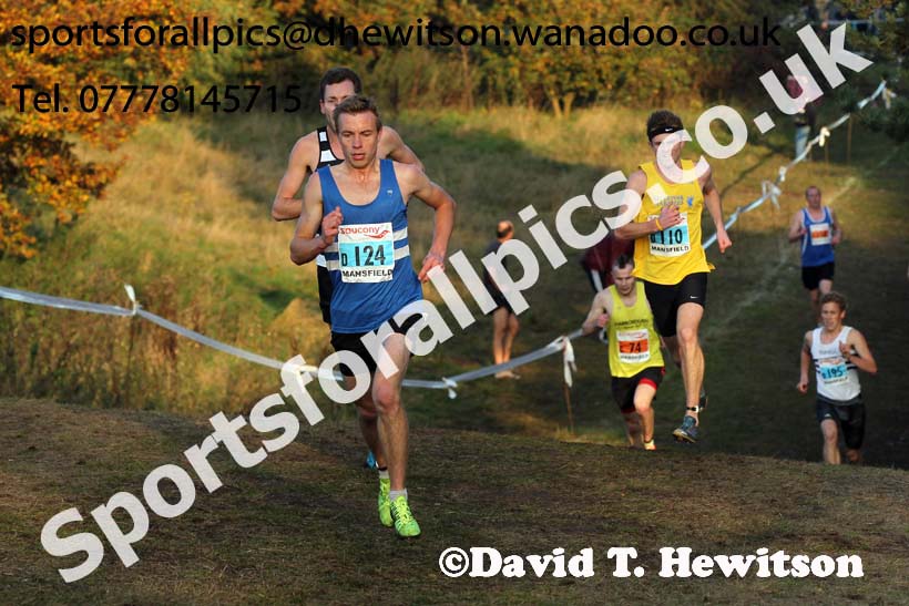 Senior men, National Cross Country Relays, Berry Park, Mansfield. Photo: David T. Hewitson/Sports for All Pics